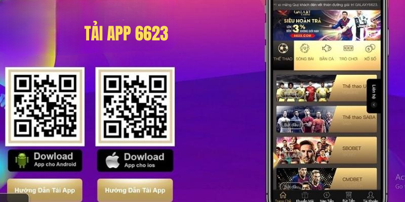 Tải App 6623 – Ứng Dụng Cá Cược Hàng Đầu Cho Người Chơi
